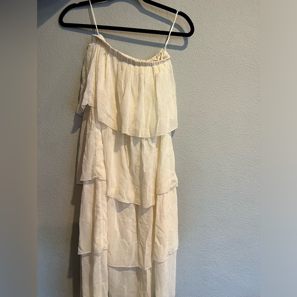 White / cream maxi skirt